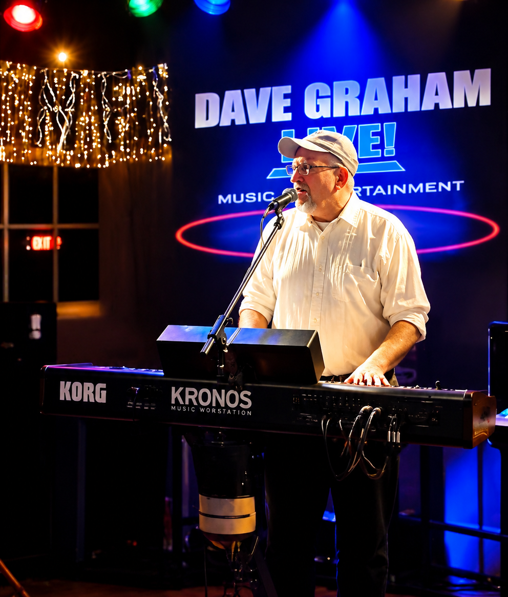 Dave Graham performing at the Eagles on New Year's Eve